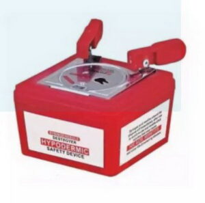 Syringe Cutter Needle Destroyer Device - Red
